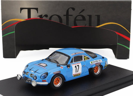 RENAULT ALPINE A110 N 17 7位 ラリー 1977 M.NUSBAUMER ライトブルー 150台限定/ Trofeu 1/43 ミニカー