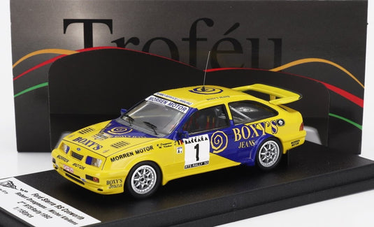 FORD ENGLAND シエラ RS コスワース N 1 2位 ラリー 1992 ロバート・ドルーグマンズ イエロー ブルー 150台限定/ Trofeu 1/43 ミニカー