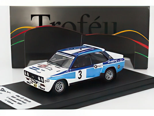 FIAT 131 アバルト 優勝 ラリー サーキット・デ・アルデンヌ 1980 ディディ アンドレ・ポーリー ホワイトブルー/ Trofeu 1/43 150台限定ミニカー