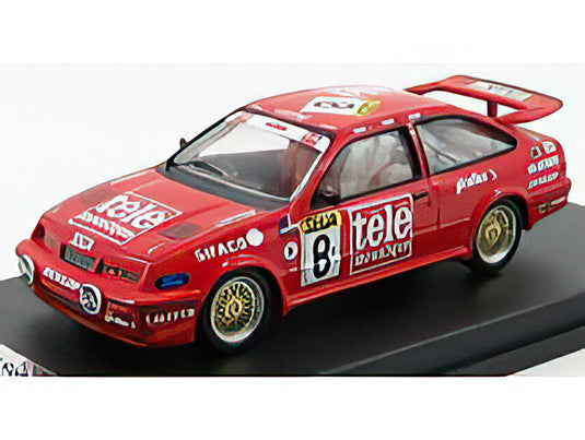 FORD ENGLAND  SIERRA COSWORTH N 8 24h SPA 1987 A.ROUSE  T.TASSIN  W.PERCY  RED/Trofeu 1/43ミニカー