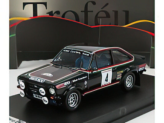 FORD ENGLAND  ESCORT MKII (night version) N 4 RALLY YPRES 1977 G.STAEPELAERE  F.FRANSSEN  BLACK/Trofeu 1/43ミニカー