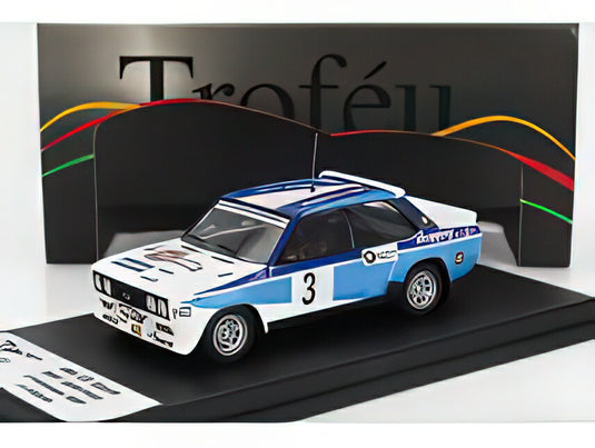 FIAT  131 ABARTH WINNER RALLY CIRCUIT DES ARDENNES 1980 DIDI  ANDRE PAULY  WHITE BLUE/Trofeu 1/43ミニカー