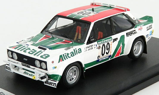 【予約】Fiatフィアット 131 アバルト アリタリア N 09 バンダマラリー 1978 ホワイトレッドグリーン 150台限定 / TROFEU 1/43 ミニカー