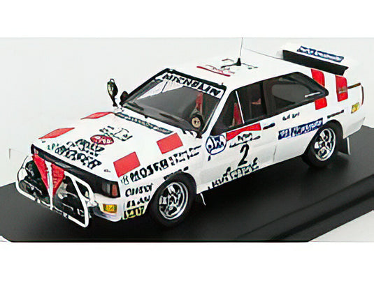AUDI  QUATTRO N 2 6th RALLY BANDAMA 1986 W.WIEDNER  F.ZEHETNER  WHITE RED/Trofeu 1/43ミニカー