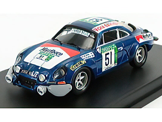Renault Alpine A110 ラリー Bandama 1977 ブルー Met TRRCi05/ Trofeu 1/43 ミニカー