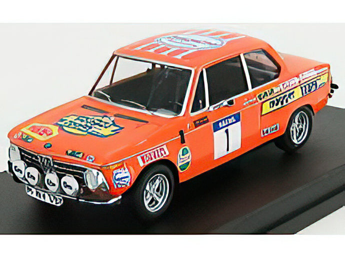 【予約】12月以降発売予定BMW 2002 (night version) N 1 RALLY TRIFELS 1973 R.HAINBACH W.BIEBINGER ORANGE/Trofeu 1/43ミニカー 150台限定