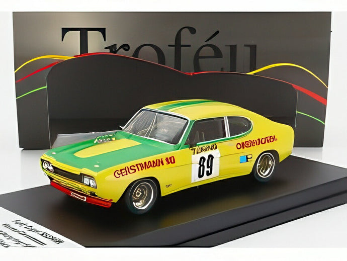 【予約】FORD ENGLAND カプリ RS 2600 N 89 2位 ニュルブルクリンク 1972 W.クリストマン イエローグリーン/Trofeu 1/43ミニカー 150台限定