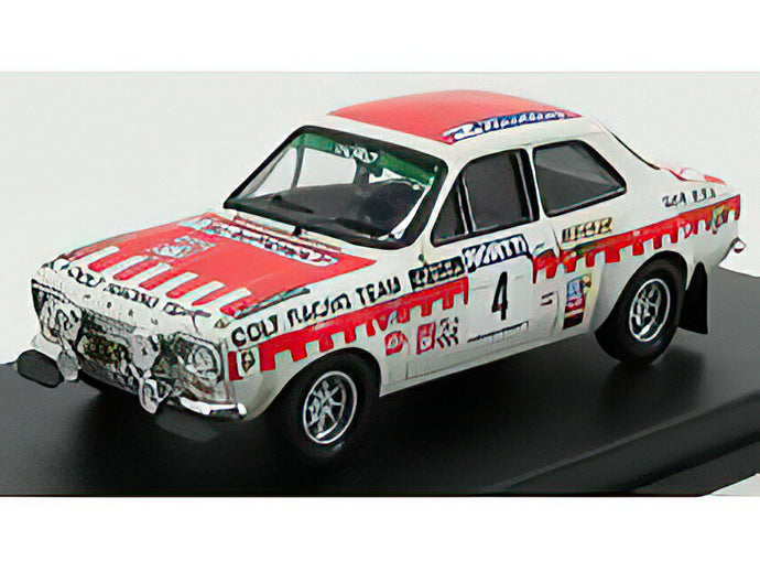 【予約】12月以降発売予定FORD ENGLAND ESCORT MKI BLAUPUNKT TEAM COLT RACING WINNER RALLY 1000 LAKES 1973 T.MAKINEN H.LIDDON WHITE RED/Trofeu 1/43ミニカー 150台限定