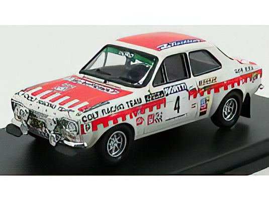 【予約】12月以降発売予定FORD ENGLAND ESCORT MKI BLAUPUNKT TEAM COLT RACING WINNER RALLY 1000 LAKES 1973 T.MAKINEN H.LIDDON WHITE RED/Trofeu 1/43ミニカー 150台限定