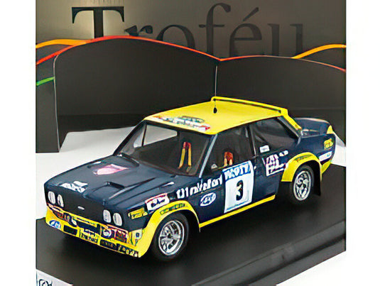 【予約】12月以降発売予定FIAT 131 ABARTH N 3 WINNER RALLY 1000 LAKES 1976 M.ALEN I.KIVIMAKI BLUE YELLOW/Trofeu 1/43ミニカー 150台限定