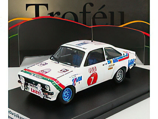 FORD ENGLAND  ESCORT MKII (night version) N 7 RALLY 1000 LAKES 1978 A.VATANEN  A.AHO  WHITE/Trofeu 1/43ミニカー