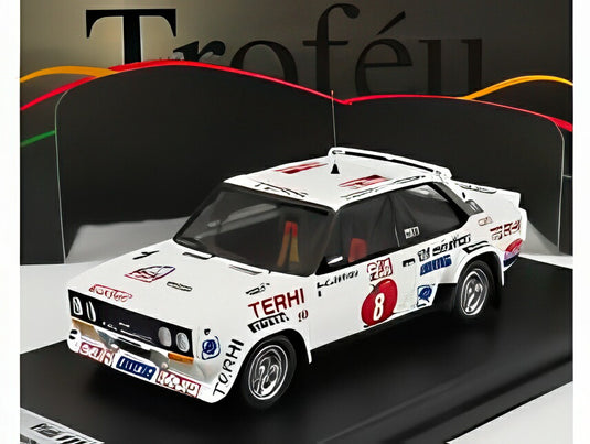 【予約】FIAT 131 ABARTH No 8 ラリー 1000 レイクス 1978 Sランピネン Jマルカネン ホワイト/ Trofeu 1/43 150台限定ミニカー