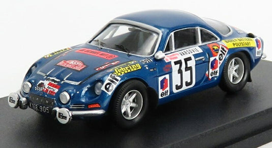【予約】Renaultルノー アルピーヌ A110 N 35 モンテカルロラリー 1973 ブルーメタリック 150台限定 / TROFEU 1/43 ミニカー