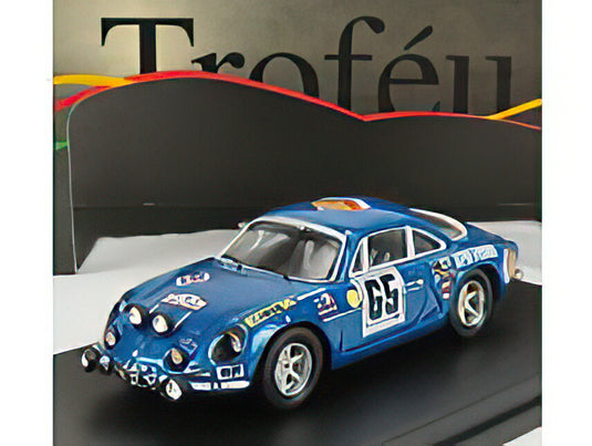 RENAULT ALPINE A110 (night version) N 65 2nd RALLY TOUR DE CORSE 1969 P.ORSINI J.B.CANONICI BLUE MET/Trofeu 1/43ミニカー 150台限定
