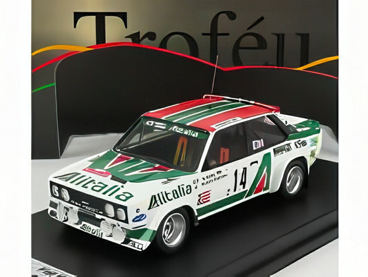 FIAT 131 アバルト アリタリア ナイトバージョン N 14 W.ロール C.ガイストドルファー ラリー モンテカルロ 1979 ホワイト レッド グリーン/ Trofeu 1/43 150台限定ミニカー