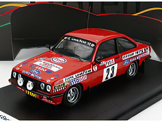 FORD ENGLAND  ESCORT MKII RS2000 (night version) N 23 RALLY MONTECARLO 1979 A.BEAUCHEF  J.R.DUBOIS  RED/Trofeu 1/43ミニカー
