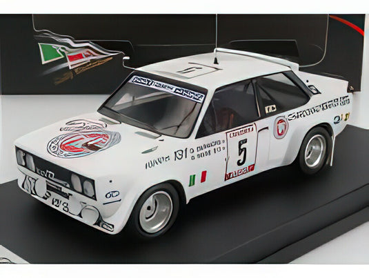 FIAT  131 ABARTH N 5 RALLY TOUR DE CORSE 1980 B.DARNICHE  A.MAHE  WHITE/Trofeu 1/43ミニカー