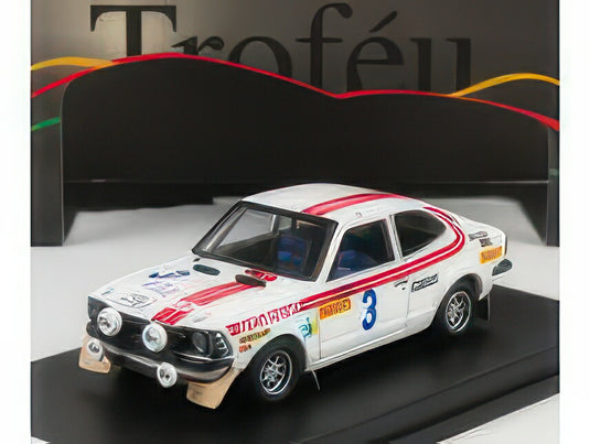 TOYOTA COROLLA LEVIN N 3 ラリー アクロポリス 1975 A.ワームボルド J.ダベンポート ホワイト レッド/ Trofeu 1/43 150台限定ミニカー