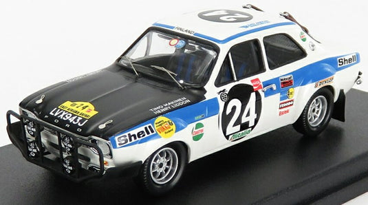 FORD ENGLAND エスコート MKI ナイトバージョン N 24 サファリラリー 1971 ティモ・マキネン ホワイト 150台限定/ Trofeu 1/43 ミニカー