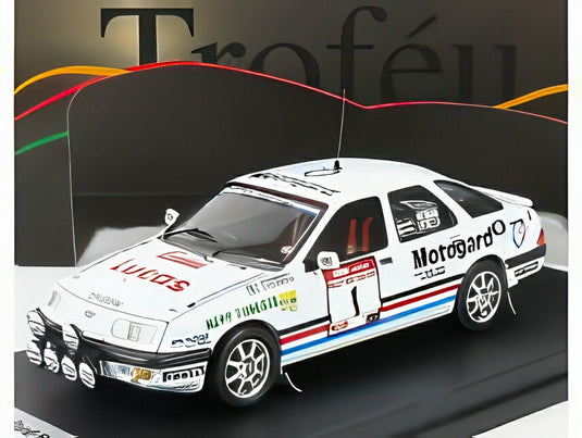 FORD ENGLAND SIERRA XR 4x4 No.1 ラリーニュージーランド 1987 S.BLOMQVIST/B.CEDERBERG ホワイト/ Trofeu 1/43 150台限定ミニカー