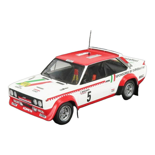 Fiatフィアット 131 Abarth Team Svenska Fiat 1977 No.5 Rally Swedenスウェーデン T.Makinen H.Lidd 150台限定 / Trofeu 1/43 ミニカー