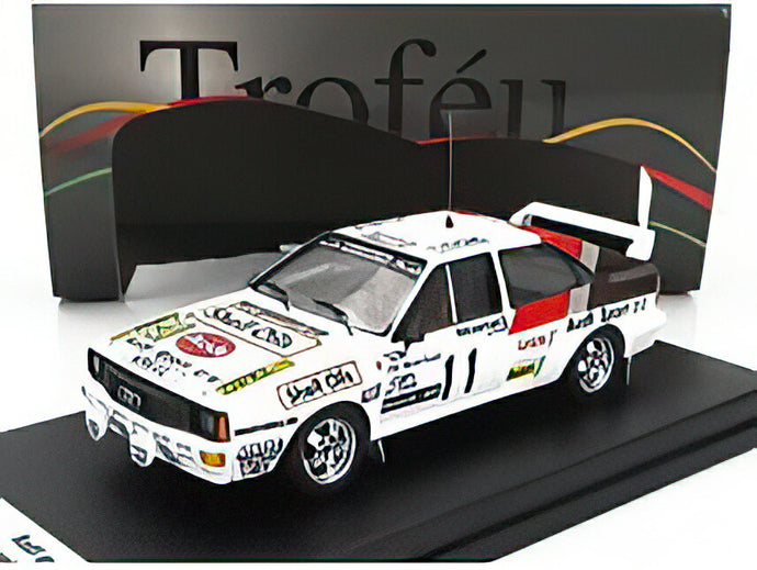 【予約】12月以降発売予定AUDI QUATTRO (night version) N 11 RALLY SWEDEN 1985 DAVID LIEWELLIN PHIL SHORT WHITE/Trofeu 1/43ミニカー 150台限定