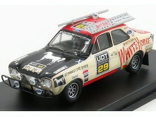 FORD ENGLAND ESCORT MKI N 29 RALLY WORLD CUP 1974 A.COWAN J.SYER WHITE RED BLACK/TROFEU 1/43ミニカー