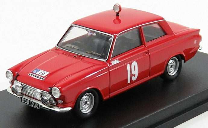 【予約】FORD ENGLAND CORTINA GT N19 RACラリー 1964 H.テイラー B.メリア レッド/ Trofeu 1/43 150台限定ミニカー