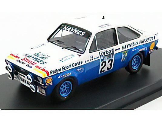 FORD ENGLAND  ESCORT MKII N 23 RALLY RAC LOMBARD 1978 J.TAYLOR  P.SHORT  WHITE BLUE/Trofeu 1/43ミニカー