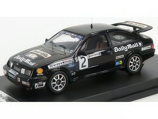 FORD ENGLAND SIERRA RS COSWORTH N 2 RALLY AUDI SPORT 1987 M.LOVELL M.BROAD BLACK/TROFEU 1/43ミニカー