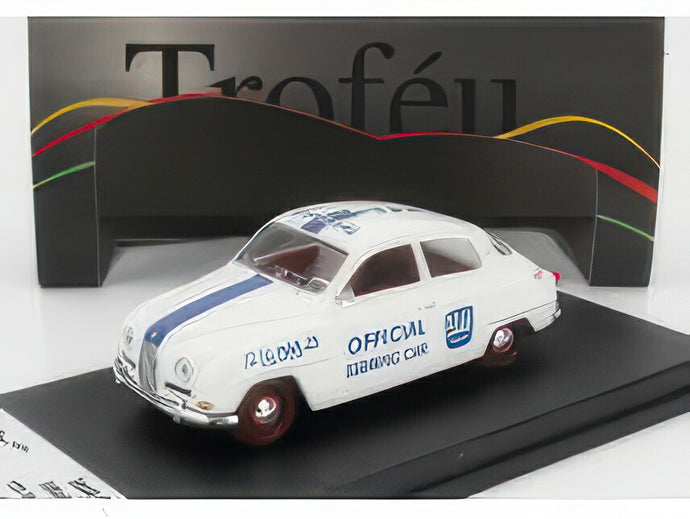 SAAB 96 OFFICIAL CAR 12h SEBRING 1961 WHITE BLUE/TROFEU 1/43ミニカー