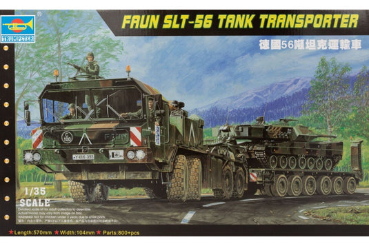 Faun SLT-56 Panzertransporter Franziska 組み立てプラモキット模型 ミリタリー /Trumpeter 1/35