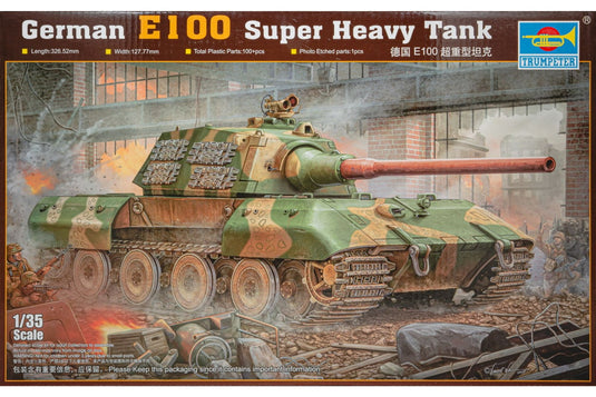 German E-100 Super Heavy Tank ドイツ E-100 超重戦車 組み立てプラモキット模型 戦車 /Trumpeter 1/35