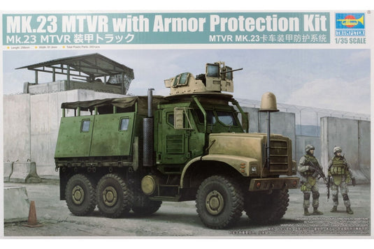 US Mk.23 MTVR with Armor Protection Kit 装甲保護キット付き 組み立てプラモキット模型 ミリタリー /Trumpeter 1/35