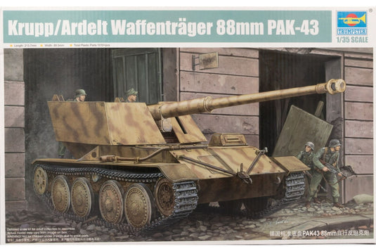 Krupp/Ardelt Waffentraeger 88mm PAK-43 組み立てプラモキット模型 戦車 /Trumpeter 1/35