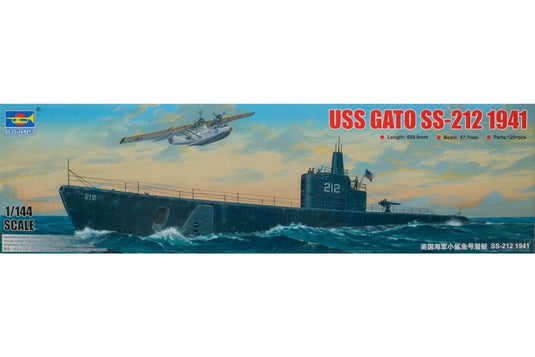 USS GATO SS-212 1941 潜水艦 組み立てプラモキット模型 艦船 /Trumpeter 1/144