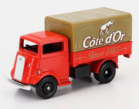 Fordsonフォードソン 7V Truck Cote dOr 1949 cm 8.3 レッドベージュ / EDICOLA 1/48 トラック商用車