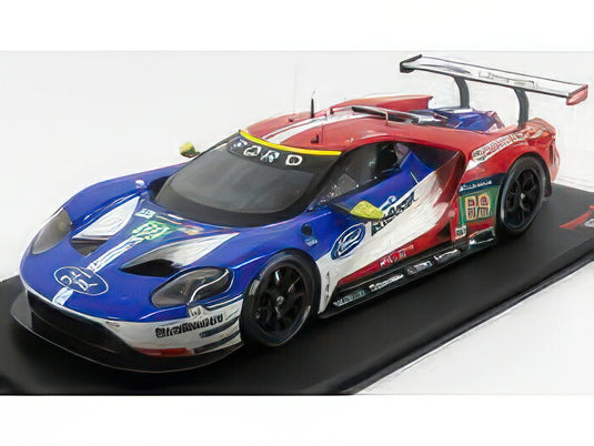 【予約】FORD USA GT 3.5L ターボ V6 フォード・チップ・ガナッシUSAチーム 69号車 2016年ルマン24時間レース 3位 ドライバー:R.ブリスコー/R.ウエストブルック/S.ディクソン ブルー/レッド/ホワイト/TRUESCALE 1/18ミニカー