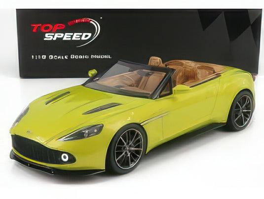 ASTON MARTIN VANQUISH ZAGATO VOLANTE CABRIOLET OPEN 2017 COSMOPOLITAN YELLOW/TRUESCALE 1/18ミニカー