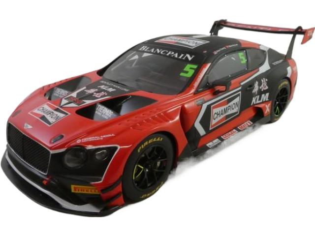 Bentley Continental GT3 2018年 ブランパンGTアジア チャンピオン #5 Yoong Lee/ TrueScale 1/18 ミニカー