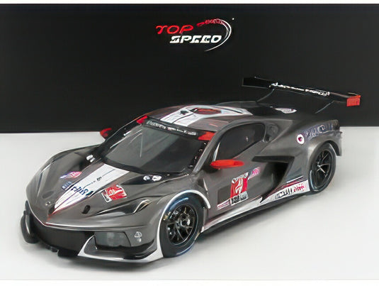CHEVROLET C8.R 5.5L V8 TEAM CORVETTE RACING N 4 12h SEBRING 2021 T.MILNER N.TANDY A.SIMS GREY/TRUESCALE 1/18ミニカー