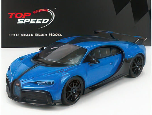 BUGATTI CHIRON N 16 PUR SPORT 2018 AGILE BLUE BLACK/TRUESCALE 1/18ミニカー