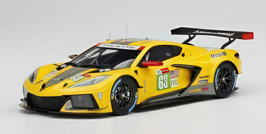 Chevrolet Corvette C8.R 63 Corvette Racing 2021 Le Mans 24Hr GTE PRO 2位/ TrueScale 1/18