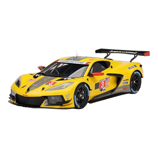 Chevroletシボレー Corvetteコルベット C8.R #3 Corvette Racing イエロー / Top Speed 1/18 ミニカー