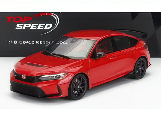 HONDA CIVIC TYPER LHD 2023 RED/TRUESCALE 1/18ミニカー