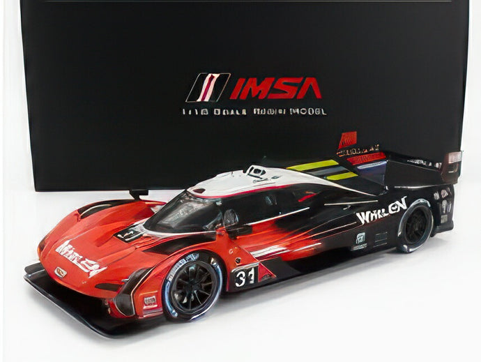 CADILLAC VLMDH 5.5L V8 TEAM WHELEN ENGINEERING RACING N 31 12h SEBRING 2023 JACK AITKEN PIPO DERANI ALEXANDER SIMS RED BLACK WHITE/TRUESCALE 1/18ミニカー