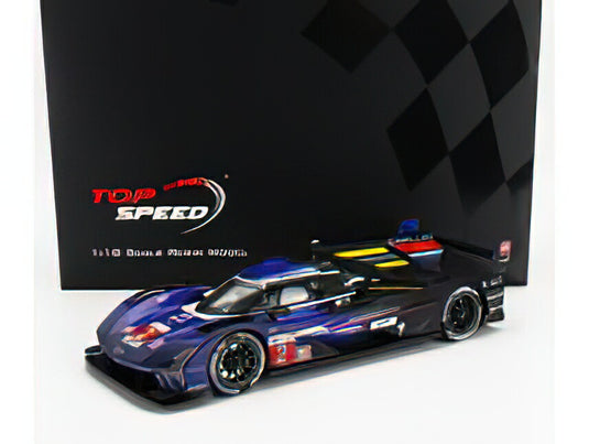 CADILLAC V-シリーズR LMC55R 5.5L V8 キャデラック・レーシングチーム 2号車 2023年ルマン24時間レース 3位 レース後の汚れ再現バージョン ドライバー:アール・バンバー/アレックス・リン/リチャード・ウエストブルック ブルー/ブラック/TRUESCALE 1/18ミニカー