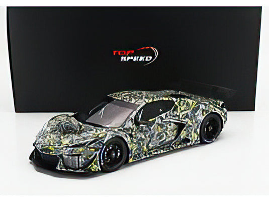 CADILLAC  CORVETTE Z06 GT3.R N 0 SEBRING TEST CAR 2022  GREY YELLOW/TrueScale 1/18ミニカー