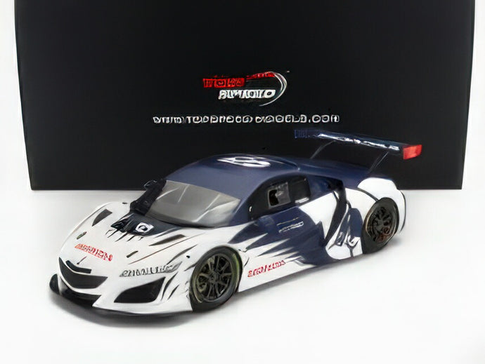 HONDA  NSX GT3 EVO TEAM ALPHA TAURI N 0 RED BULL FORMULA NURBURGRING 2023 YUKI TSUNODA  WHITE BLUE/TRUESCALE 1/18ミニカー