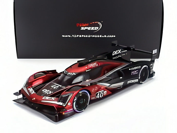 ACURA ARX-06 GTP TEAM WAYNE TAYLOR RACING ANDRETTI #40 IMSA デイトナ24時間 3位 2024 Button/Deletraz/Herta/Taylor レッドメタリック/ブラック/ TrueScale 1/18 TOP SPEEDミニカー